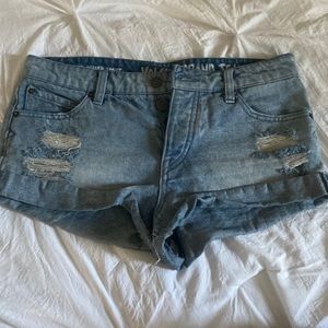 Denim shorts